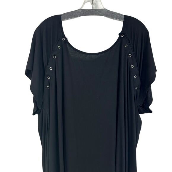 NWT Three Little Tots Mommy Nursing Gown Black Size 3 / Large - XL / 12 - 16 - Picture 2 of 6